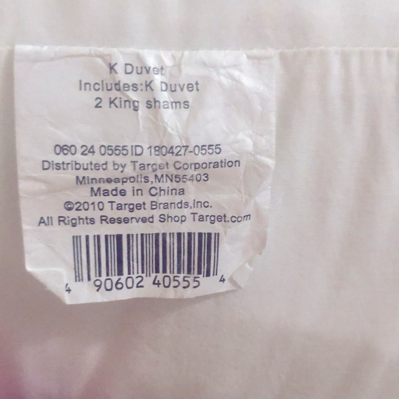 Vintage Simply Shabby Chic King Embroidered Lace Duvet and Shams Set White - Picture 5 of 6